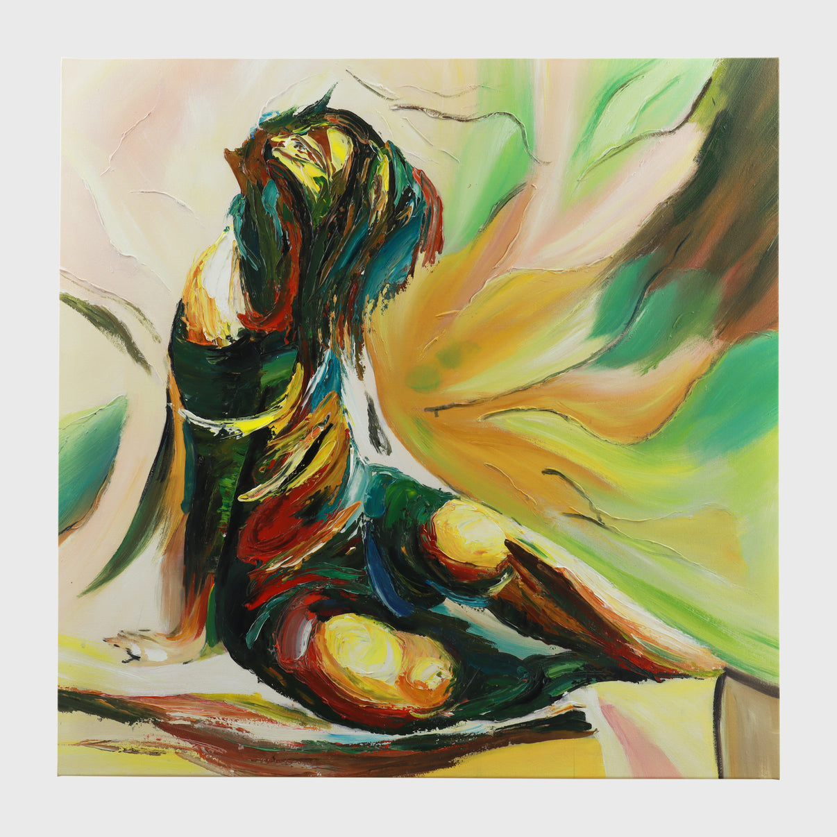 Oil Painting "Chutes SainteMarguerite" 74cm MTL ART