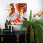 Peinture acrylique coulée "Freyja" 74 cm